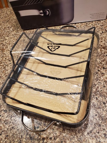 NIB Thomas Rosenthal Group Professional Cookware Hard Anodized Roasting Pan Rack - Picture 2 of 7