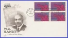 USA3 #1372 U/A ARTCRAFT FDC BL4  W. C. Handy