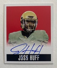 2014 Leaf Originals Red Alternate /5 Josh Huff #A-JH1 Rookie Auto RC