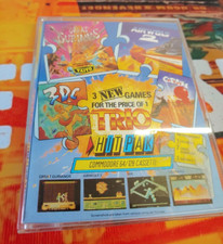 Trio Hit-Pak (Elite 1990) Commodore C64 (CIB) 8-bit funzionante Airwolf 2