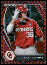 Panini Prizm Draft Picks #PDP153 Tyler Hardman Tiger Stripes Prizm #/99