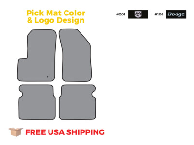 FITS 2008-2013 Dodge Avenger Floor Mat 4pc Cutpile