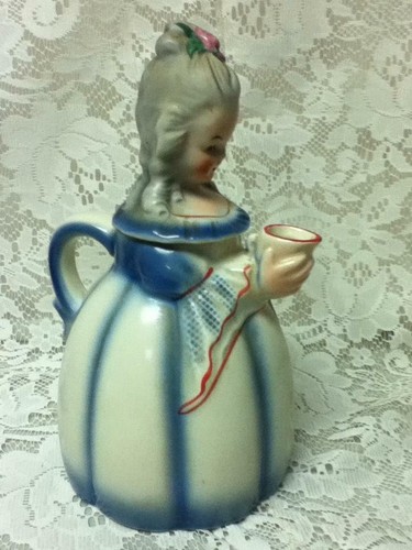Vintage, Rare, Corlendorf, Germany, Figural Lady Teapot - Picture 3 of 6