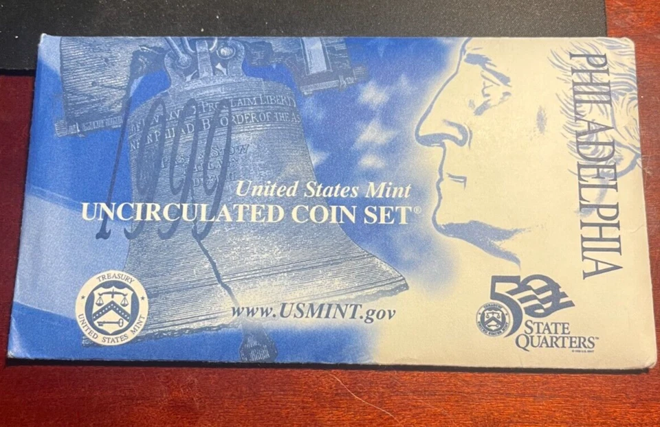 1999 US Mint Philadelphia Uncirculated Coin Set with Pennsylvania Quarter DDR - Image 4 of 4