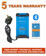 VICTRON BATTERY CHARGER Blue SMART12 VOLT IP22 15/20/30A 3 Outputs Uk Plug