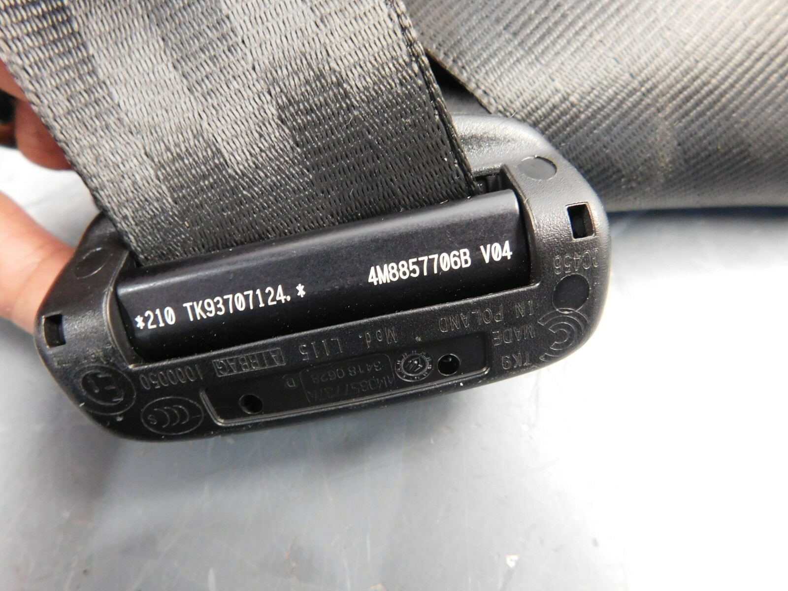 2019 20  Lamborghini Urus Front Seat Belts - Driver Locked #1064 C2