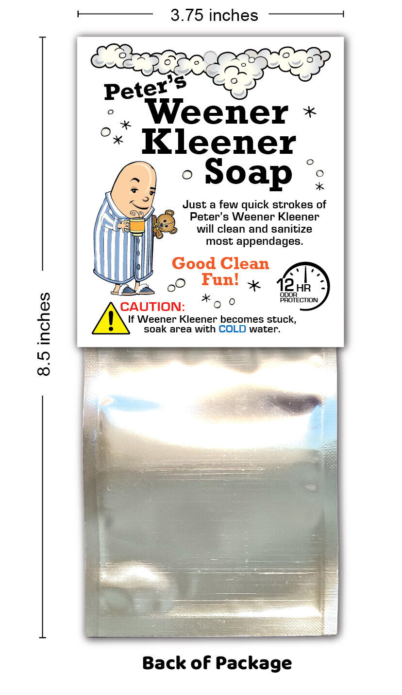 Weener Cleaner Soap Willy Weiner - Joke Gag Gift Party Adult Prank