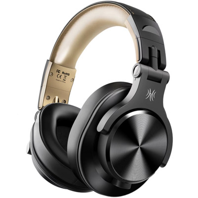 Oneodio Fusion A70 Bluetooth 5.2 Headphones Hi-Res 72H Battery Studio DJ