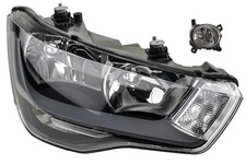 Scheinwerfer Halogen passend für Audi A1 8X H7 H1 Re. 10-14 mit LWR + Nebelsche.