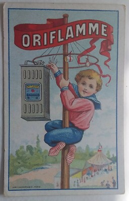 WERBECHROM KALENDER 1913 ORIFLAMME