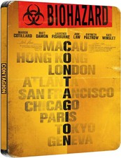 Contagion w. Steelbook 4K UHD  Blu-ray, UK, Region Free NEW / SEALED