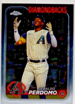 2024 Topps Chrome Baseball Geraldo Perdomo No. 288 Arizona Diamondbacks