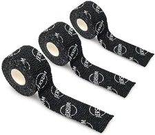 JERSUM Weightlifting Hook Grip Tape-Premium Adhesive Stretchy 3 ROLLS Latex Free