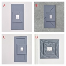 Self-Adhesive Light Switch Cover AND Surround – Easy Install, Stylish Finish