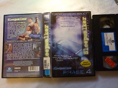 Sleepwalker Project Phase 4 Bruce Greenwood   FSK ab 16 Jahre VHS gebr