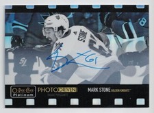 2020-21 O-Pee-Chee OPC Platinum Photo Driven Rainbow Auto #PD-20 Mark Stone