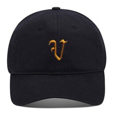 Men Baseball Cap Old English V Embroidery Hat Embroidered  Hats Cotton Caps