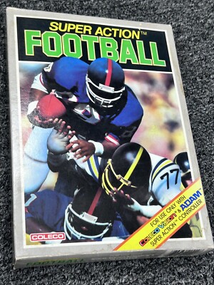Brand New Sealed Excellent Super Action Football ColecoVision