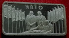 Nato Art Bar-America's Greatest Events Set 1 oz.999 Silver-Hamilton Mint