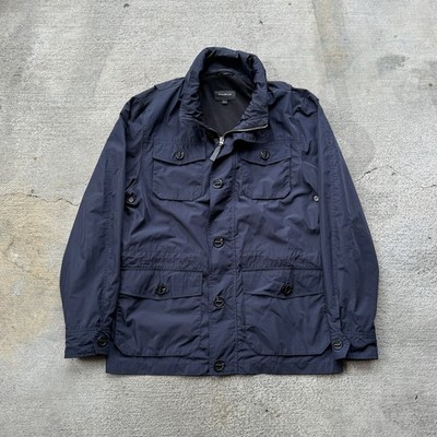 Mackage Men's Packable Hooded Jacket Windbreaker Navy Size 40