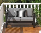 MeXo 2-Sitzer Gartensofa Aluminum Gartenmöbel Sitzgruppe Gartenset Garten Balkon