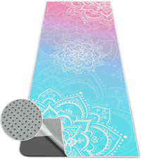 Yoga Towel,Absorbent Yoga Mat Towel for Hot Yoga Non Slip,Stylish Prints,Ideal f
