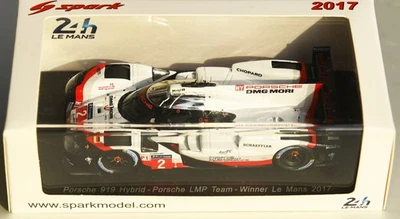 1/43 SPARK PORSCHE 919 WINNER LE MANS 2017/no ixo trofeu minichamps - Photo 1/2
