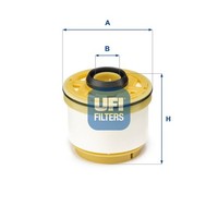 UFI Kraftstofffilter 26.045.00 Passend FüR Fiat Lexus Mitsubishi Toyota