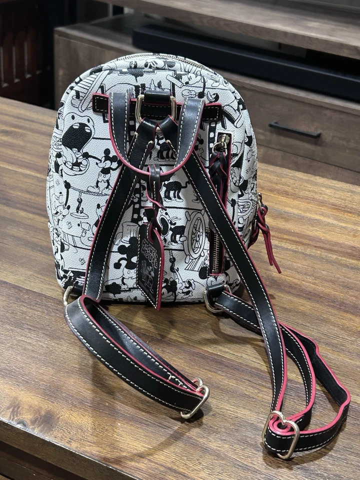 Disney Dooney and Bourke Mickey Mouse in Steamboat Willie Backpack Used - Image 3 of 4