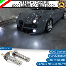 KIT LED H1  FENDINEBBIA PER ALFA ROMEO MITO PRE-RESTYLING 6000K 6000 LUMEN