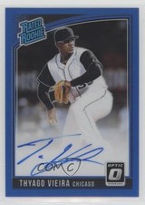 2018 Panini Donruss Optic Blue Prizm 60/75 Thyago Vieira #RRS-TV Auto 0c2