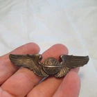 VINTAGE WW2 ? ERA US MILITARY (ARMY)AIR FORCE AIRMAN'S NAVIGATOR WINGS STERLING