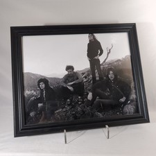 Vintage 1972 The Eagles Desert Valley Framed 11x14 B&W Photo by Henry Diltz