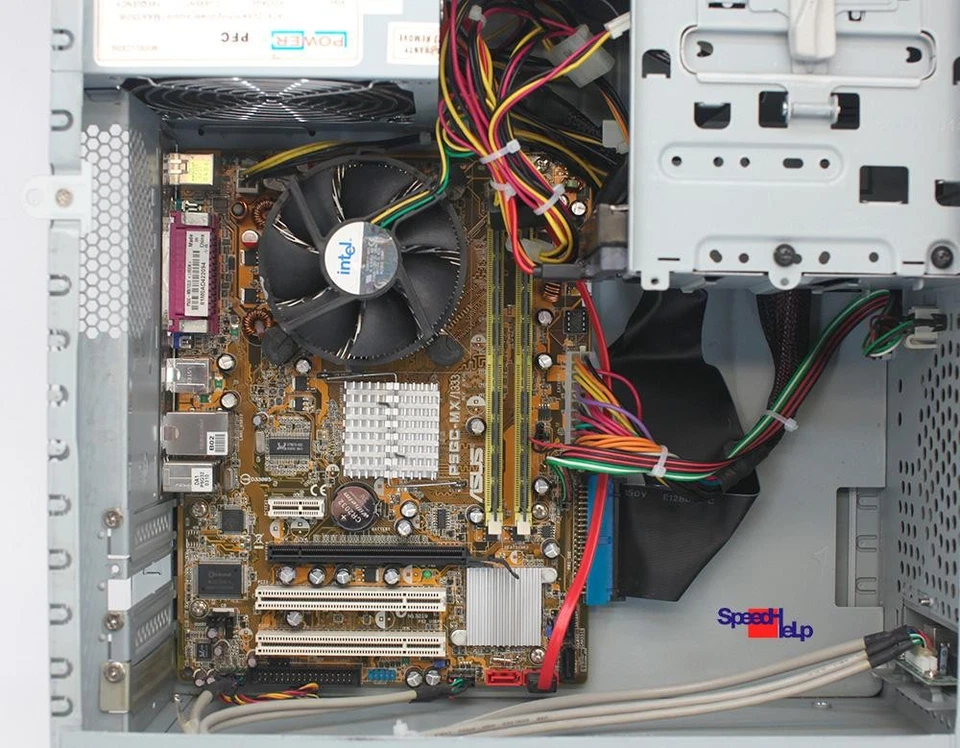 Asus P5Gc-Mx /1333 Intel Dual Core Computer Pc Windows Xp Parallel Port Rs-232 - Image 4 of 4