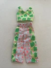 Barbie Fashion 7254 Hawaiian Fun Geometric Shirt Pant Set 1990 Vintage