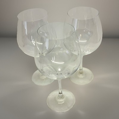 Spiegelau- Set of 3 Large Clear Crystal Wine Glasses- 7.75 h- Large 26oz.