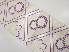 7641599: JAPANESE KIMONO JAPANESE FUKURO OBI / WOVEN DIAGONAL GRID