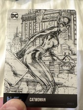Catwoman Pencil Ch. 2 Black & White Hybrid Trading Card Random Mint Physical