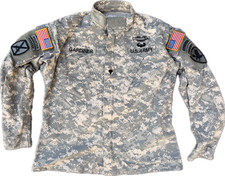 US Army Ucp Acu Jacke shirt 13 patches 21st Cavalry Combat Ranger Recon Airborne