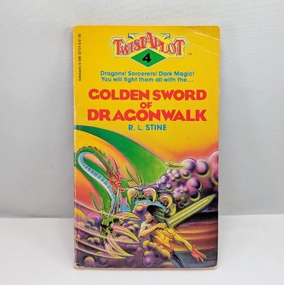 Twist a Plot 4 Golden Sword of Dragonwalk R.L Stine Choose your adventure