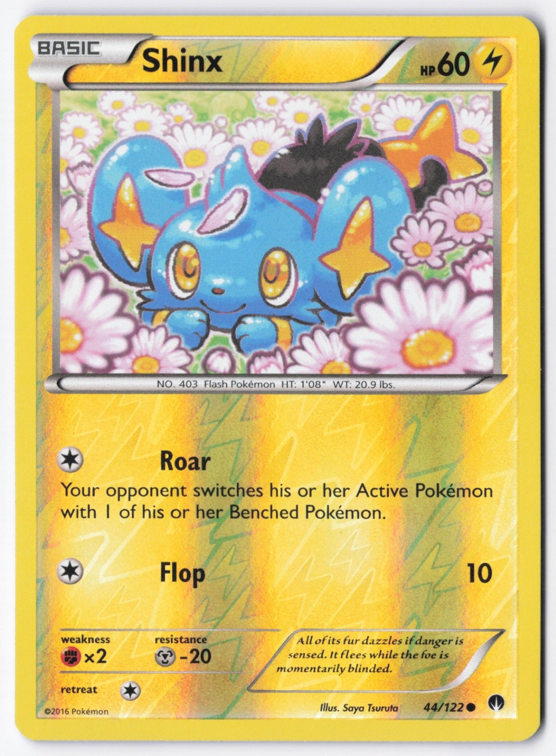 Shinx Reverse Holo Common XY - BREAKpoint 44/122 NM