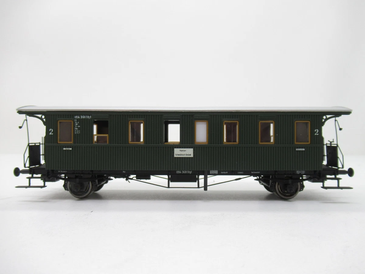 BRAWA 2161 Deutsche Bundesbahn DB Zweiachser Personenwagen DC H0 mit OVP