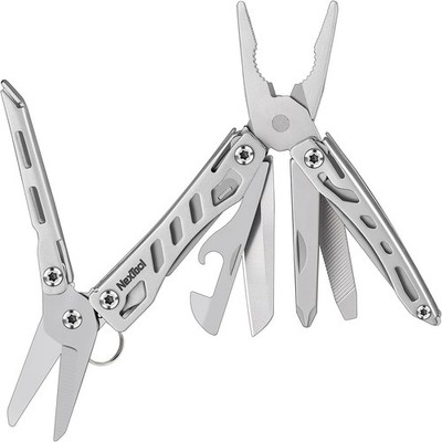 NexTool Mini Flagship 10 IN 1 Multi-tool Multi-functional pliers Silver new