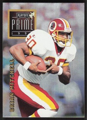 Brian Mitchell, 1996 Playoff Prime, #200, Washington Redskins,