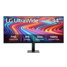 LG UltraWide 34" WFHD IPS Widescreen Monitor 100HZ 5ms VESA DisplayHDR 34U511A-B