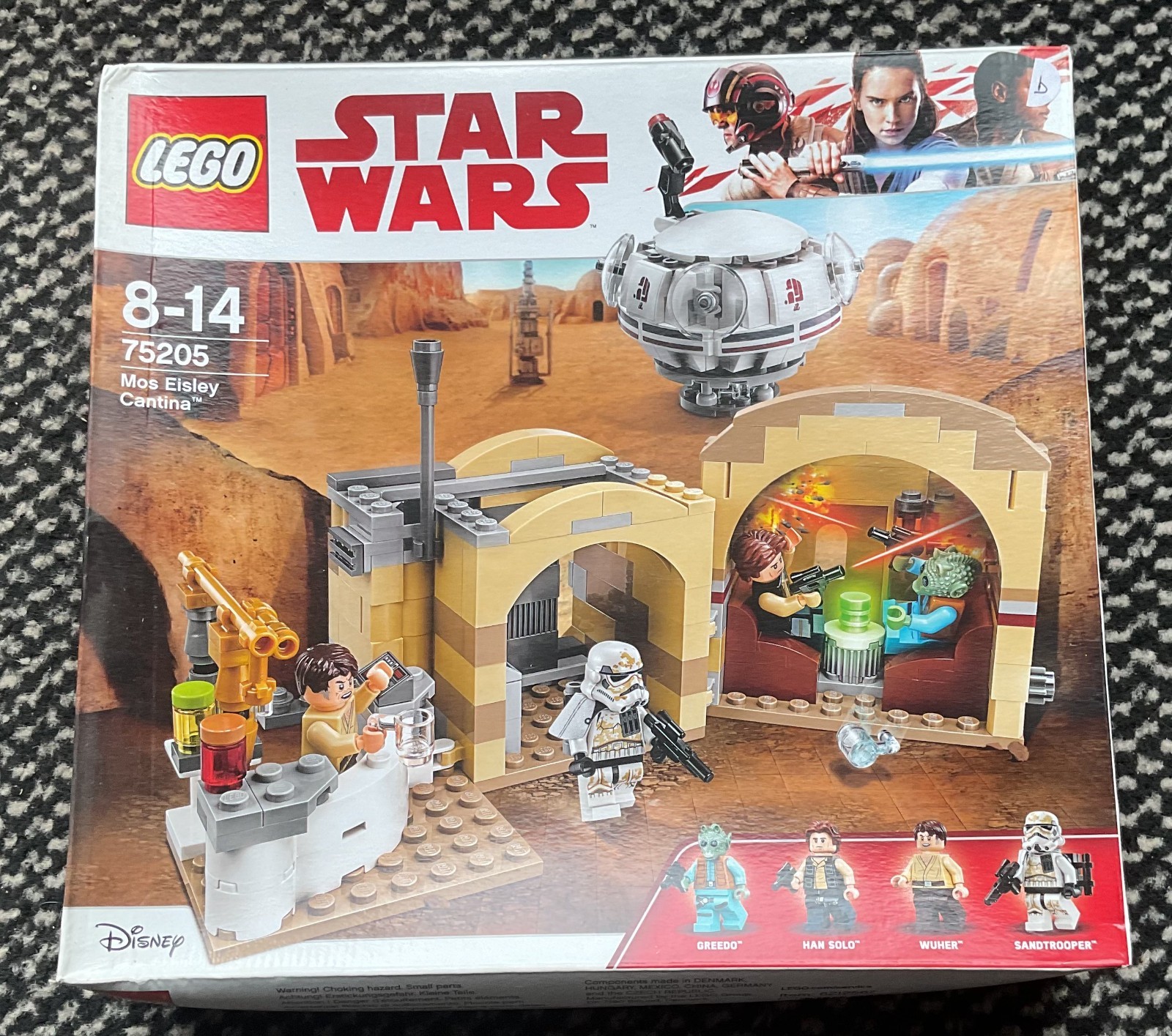 Lego Star Wars 75205 Mos Eisley Cantina avec vaisseau Ubrikkian et minifigurine Greedo originale