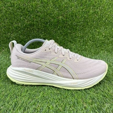 Asics Gel Cumulus 27 Shoes Womens Sz 10.5 Mineral Beige Yellow Running Sneakers