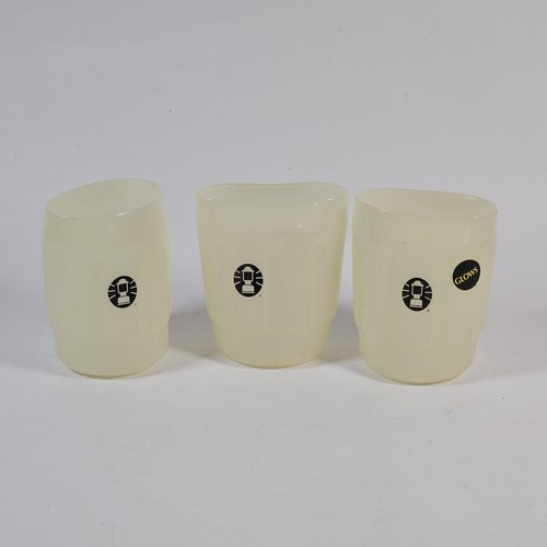 3 Vintage Coleman Glow in the Dark Drink Koozies