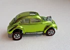 1967 Hot Wheels Redline Custom Volkswagen Lime Antifreeze White Interior  USA