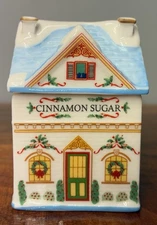 LENOX CHRISTMAS VILLAGE SPICE JARS Holiday Cinnamon Sugar House - Replacements